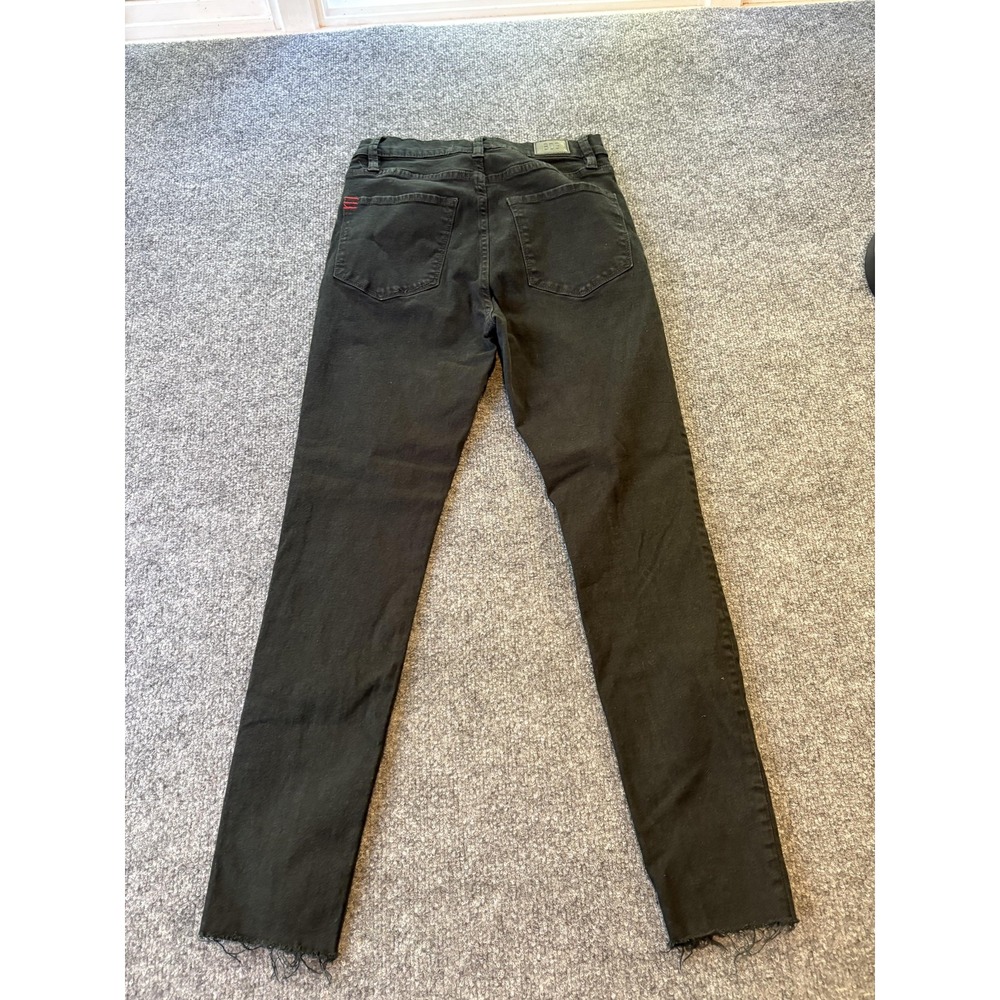 BDG Twig High-Rise Skinny Jeans Womens 27 Black Raw Hem Stretch Urban Outfitters